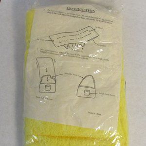 Terry cloth outdoor lounge chair towel cover